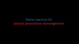 Pinacol pinacolone rearrangement  pinacol pinacolone rearrange pinacol  the chemistry tutorial [upl. by Cline]