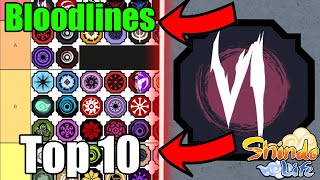 Top 10 BEST Shindo Life Bloodlines [upl. by Adni]