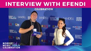 Interview with Efendi at Nordic Music Celebration in Oslo 🇦🇿 Eurovision Azerbaijan 2020 2021 [upl. by Eneloc]