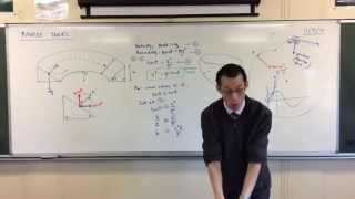 Introduction to Banked Tracks 2 of 2 Optimum Speed amp Height [upl. by Ormiston439]