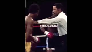 Marvin Hagler vs Tommy Hearns quotWARquot viralvideo shorts boxing [upl. by Hagood]