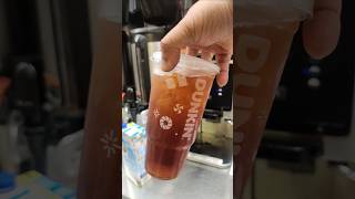 Dunkin Donuts Iced Tea With Splenda DunkinDonuts alidunkinart icedtea tea [upl. by Rehpotsirhc]