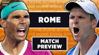 Nadal vs Hurkacz  Rome Open 2024  Tennis Prediction [upl. by Christenson]