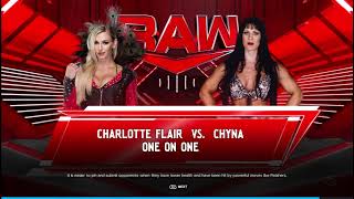 Charlotte Flair Vs Chyna [upl. by Zins]