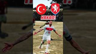 🇹🇷Hakan Çalhanoglu Çekya gol Euro 2024 shorts türkiye millitakım [upl. by Elmaleh907]