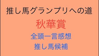 2024年推し馬グランプリへの道 秋華賞 全頭一言感想 推し馬候補 [upl. by Whitnell]