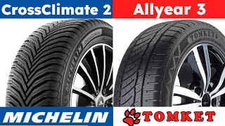 Premium vs Budget All Season tires Michelin CrossClimate 2 vs Tomket Allyear 3 [upl. by Krispin23]