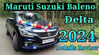 Baleno Delta 2024 Detail review New Maruti Suzuki Baleno Review baleno2024 [upl. by Tyne804]