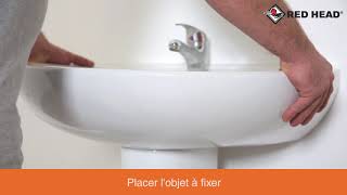 Atelier n°175  Fixer un lavabo dans un matériau plein [upl. by Alba]