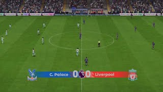 Crystal Palace vs Liverpool Premier League 2425 FC 24 [upl. by Vally]