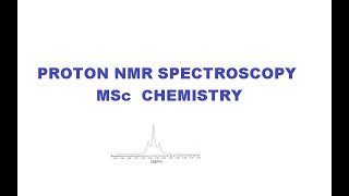 Proton Nuclear Magnetic Resonance spectroscopy or Proton NMR [upl. by Renick43]