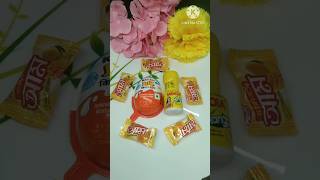 Satmola Mango 🥭Alfanso Mango 🥭 Candy 🍬 in kinder Joy 😊 Box 🎁shorts ytshorts [upl. by Siuqaj603]