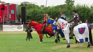 Knights of Nottingham Jousting Heckington show 151st [upl. by Donal]