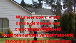 Permanente bewoning in recreatiewoningen [upl. by Esmerelda]