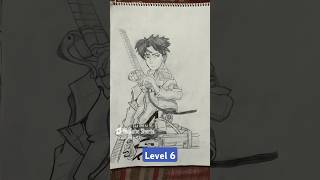 Levi Sketch From Attack on Titanleviackerman erenyeager attackontitan animeart07 [upl. by Atnauqahs788]