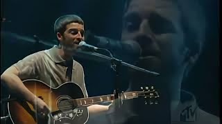 Noel Gallagher  Wonderwall  MTV  Tokyo Japan  Acoustic  Live 2002   remastered 60FPS HD [upl. by Nyloj]