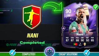 90 EOAE Nani SBC Completed  Cheap Solution amp Tips  FC 25 [upl. by Namso]