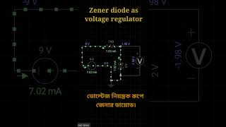 Zener diode as voltage ⚡ regulator zener physics short [upl. by Magnum]