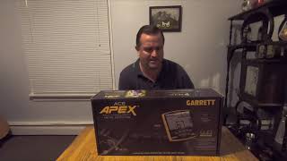 Garrett Ace Apex Introduction Unboxing and Review [upl. by Cheston]