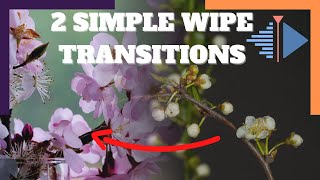 Creating two simple Wipe Transitions in Kdenlive [upl. by Alberik]