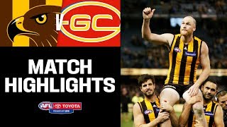 Roughead winds back the clock  Hawthorn v Gold Coast Highlights  Round 22 2019  AFL [upl. by Navak]