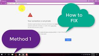 How to fix Your connections isnt private In Google Chrome [upl. by Imij]