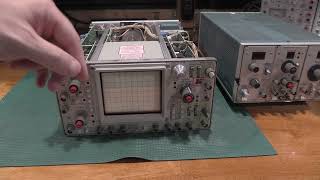 Tektronix 465B Restoration Part 1 Power Supply and Tube [upl. by Guss]