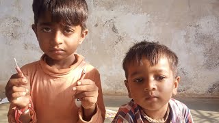 શક્તિ ભાઈ અને રાજવીર  Shakti Raj vlogs  Diwali na fatakada unboxing [upl. by Daffi208]