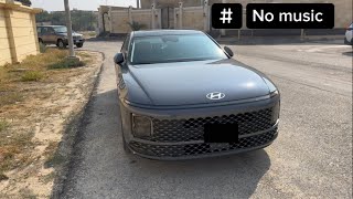 2024 Hyundai azera calligraphy هيونداي أزيرا كاليجرافي بدون موسيقى [upl. by Esimorp]