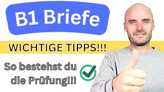 B1 Briefe  So bestehst du die Prüfung 💪 [upl. by Yrrehs]