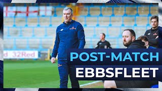 Ebbsfleet United PostMatch Interview with Chris Millington [upl. by Hillel]