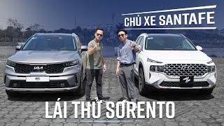 Thiếu gia phở 10 đang đi Santafe nói gì về Sorento Mê Xe x duong2chieu [upl. by Yenhpad]