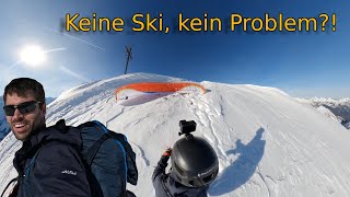 Winter Hike and Fly Kohlbergspitze  Durch hüfthohen Schnee auf einen Traumgipfel [upl. by Schear]