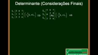 Matemática  Aula 20  Determinantes  Parte 14  Final [upl. by Negam]