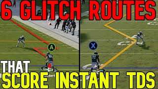 6 NEW Overpowered Glitch Routes That SCORE INSTANT TOUCHDOWNS Best Plays Madden NFL 24 Offense Tips [upl. by Cecilla665]