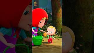 Little Red Riding Hood shorts babysongs farmees singalong videosforkids cartoon [upl. by Ariday]