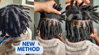 OH REALLY DO THIS NEW INTERLOCKING METHOD FOR PERFECT LOCS [upl. by Richart]