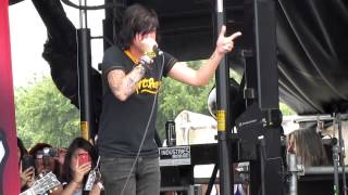 Pierce The Veil King For A Day feat Kellin Quinn Warped Tour 12 [upl. by Ahsitruc251]