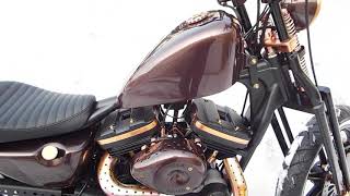 For Sale Custom built XL1200 Bobber [upl. by Ecirehc]