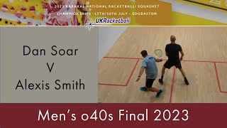 British National Squash57 Championship Mens o40s Final 2023 [upl. by Frerichs]