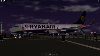 RYANAIR TM  Bristol Airport  Kaunas I Boeing 737800 I Exploited  Delayed [upl. by Fosdick]