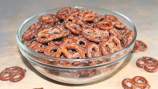 Homemade Cinnamon Sugar Pretzels Tasty amp Quick Recipes [upl. by Ayortal]