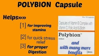 Polybion capsule for vitamin Bcomplex [upl. by Adnyleb]