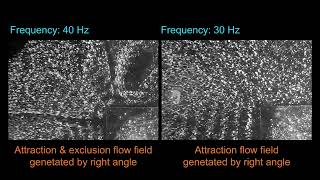 VibrationInducedFlow Mechanism and Its Application in Water Surface Robot Movie 1 [upl. by Mojgan]