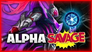 ALPHA İÇİN VAHŞİ ATMAK ÇOK KOLAY😎  Mobile Legends [upl. by Idnyc445]