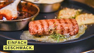 einfachgeschmack präsentiert Rehrücken auf dem Grill von LotusGrill [upl. by Htinek]