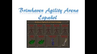 Brimhaven Agility Arena OSRS Español [upl. by Shellans955]