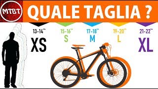 MTB come scegliere la taglia della mountain bike tutorial  MTBT [upl. by Ahrens]