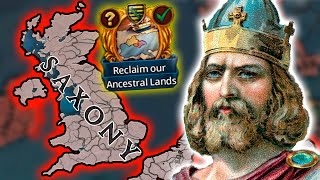 I Brought The AngloSaxons Back  EU4 135 Saxony [upl. by Fabyola]