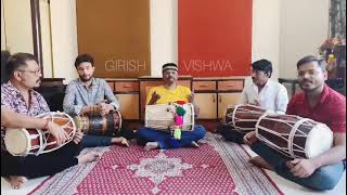 GIRISH VISHWA  DHOLAK VIDEO WITH STUDENTS [upl. by Heiner570]